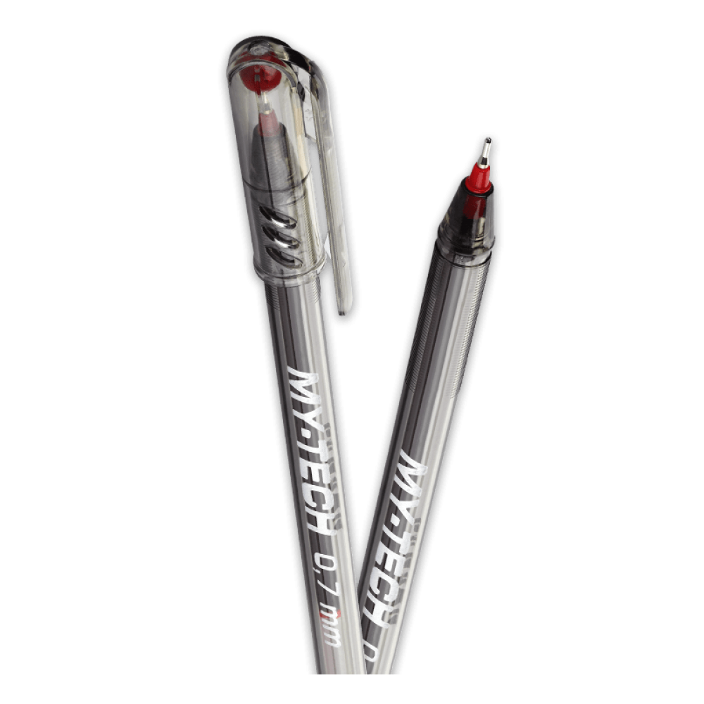 قلم حبر جاف ماي تك من بنسان ، 0.7 ملم - 12 قطعة بجميع الألوان