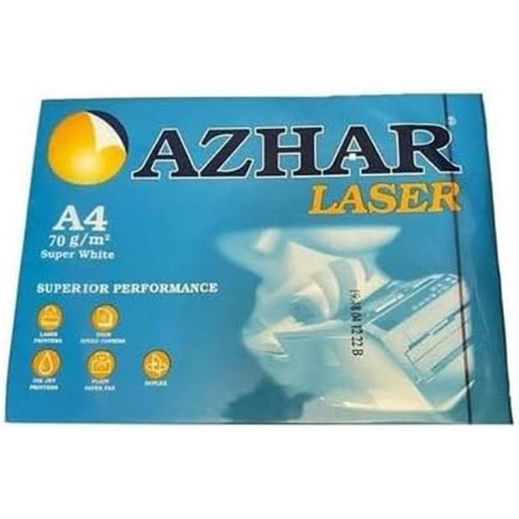 A4 ورق طباعة ازهار - 70 جم 5 رزمة Azhar